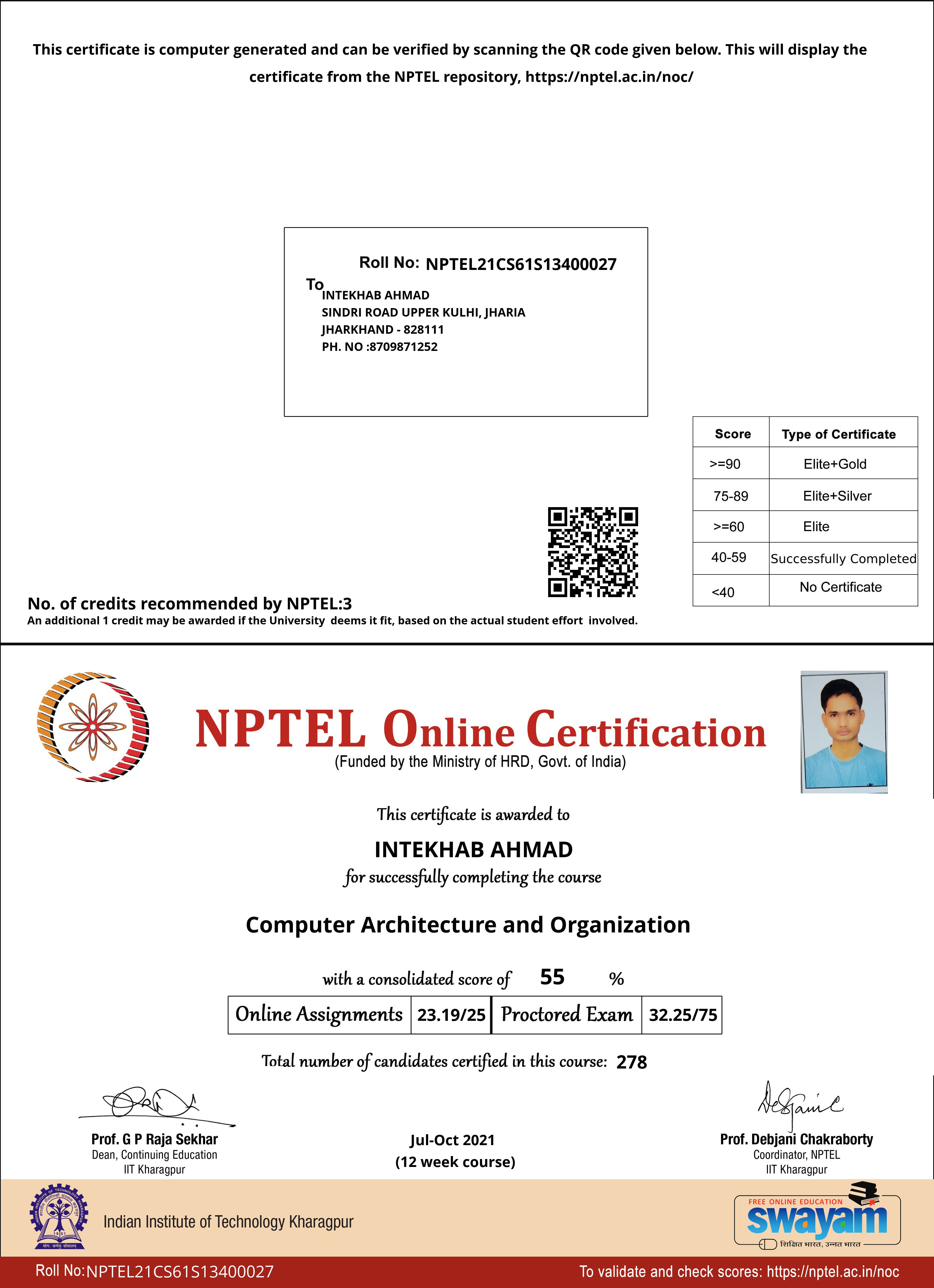 Computer Architecture and Organization